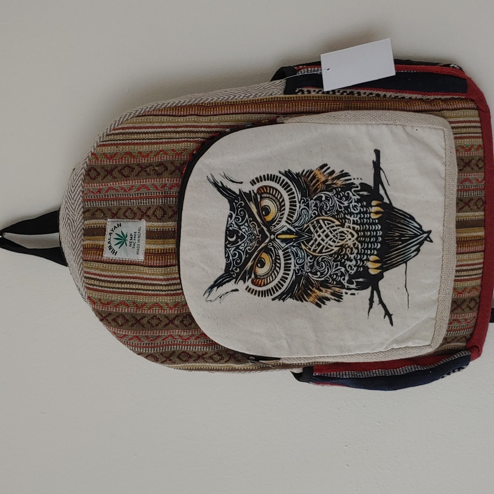 Unisex Hemp Large BackpackPack